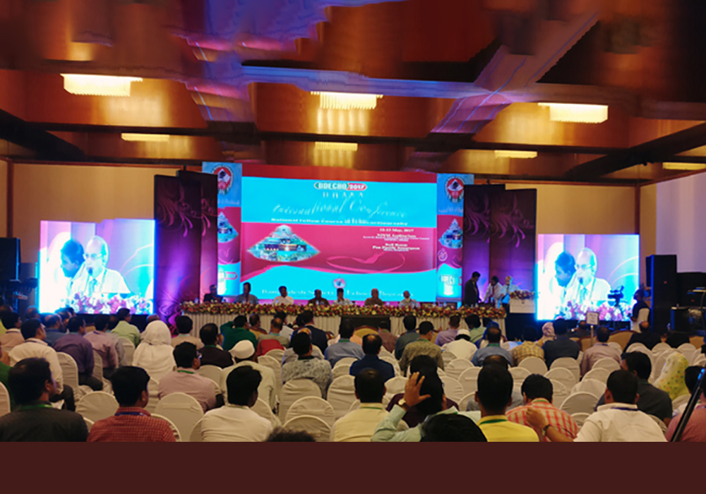 Conference Setup with Side LED Screens