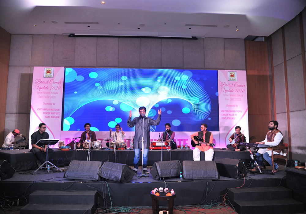Conference LED Screen with Flex Side Panel Setup