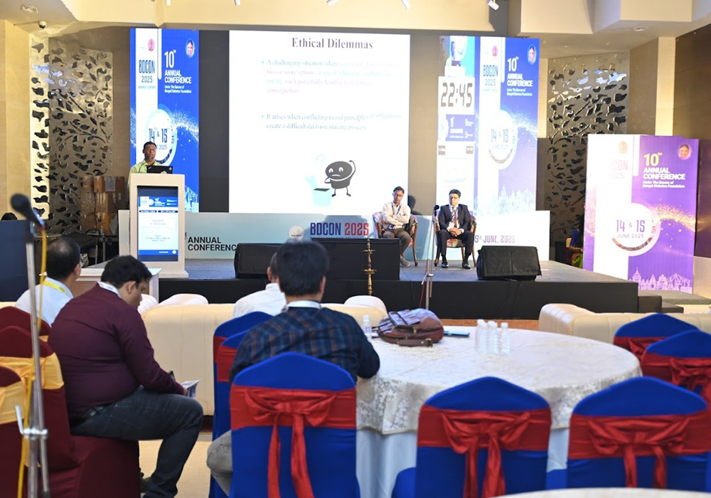 Indoor Event Setup with LED Backdrop